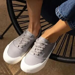Toms Fenix Canvas Lace-Up Sneakers Women's Size 9 Comfortable Shoes NEW